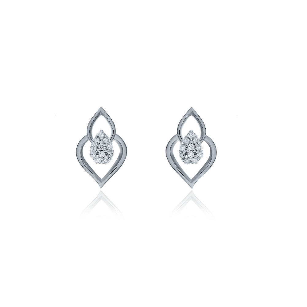 Real Black Diamond Earrings  18K White Gold Black Diamond  Etsy Canada
