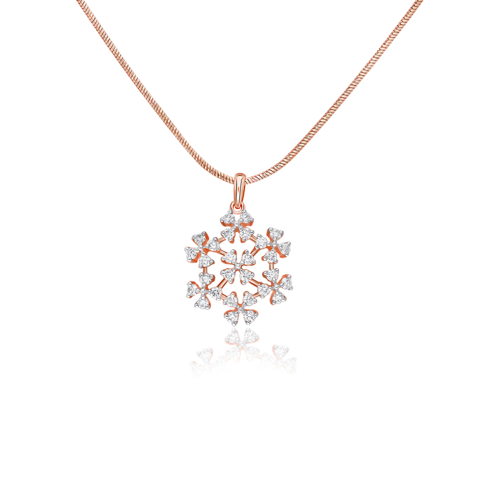 Celia Adjustable Necklace with Sliding Diamond Bolo