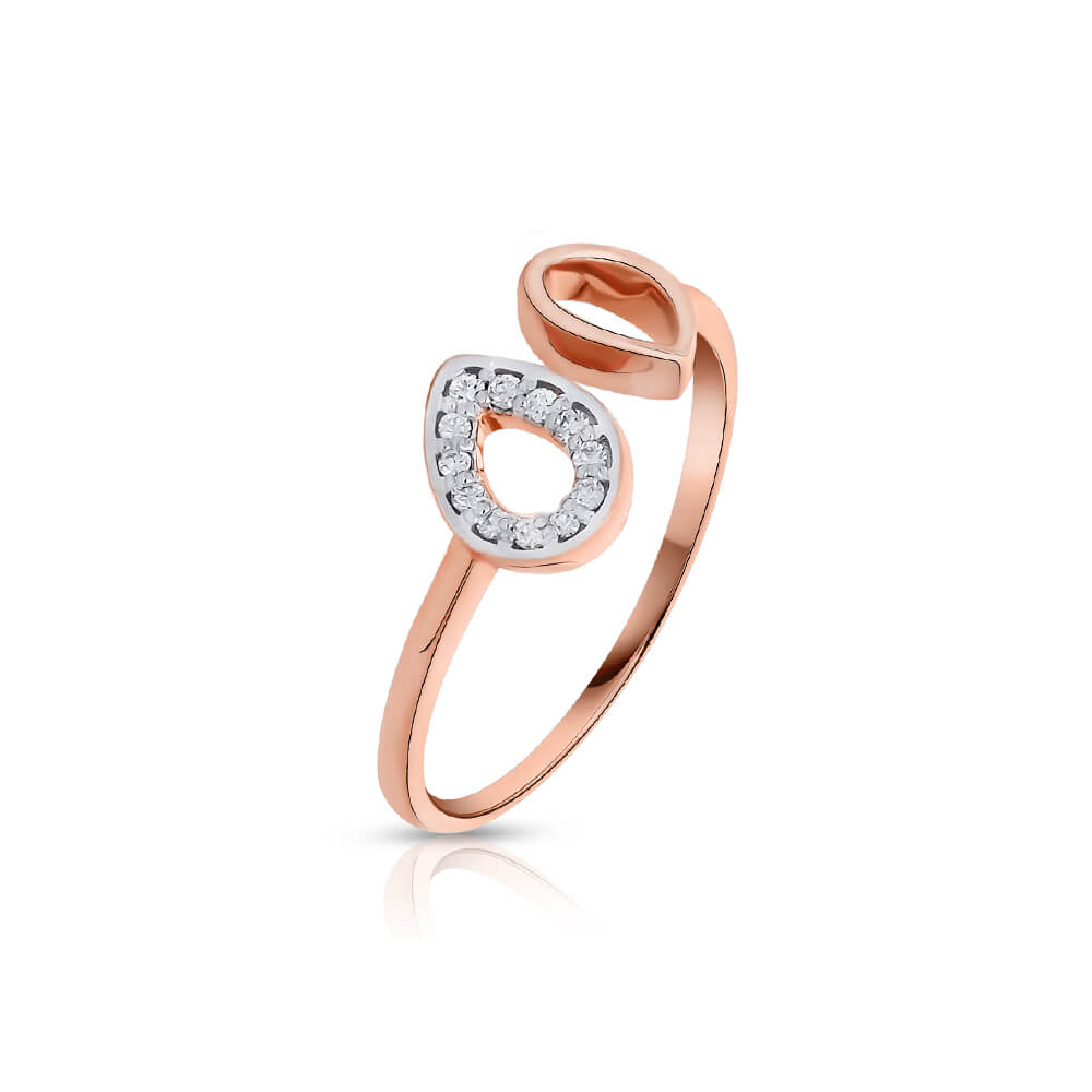 D Diamond Ring | Salty – Salty Accessories